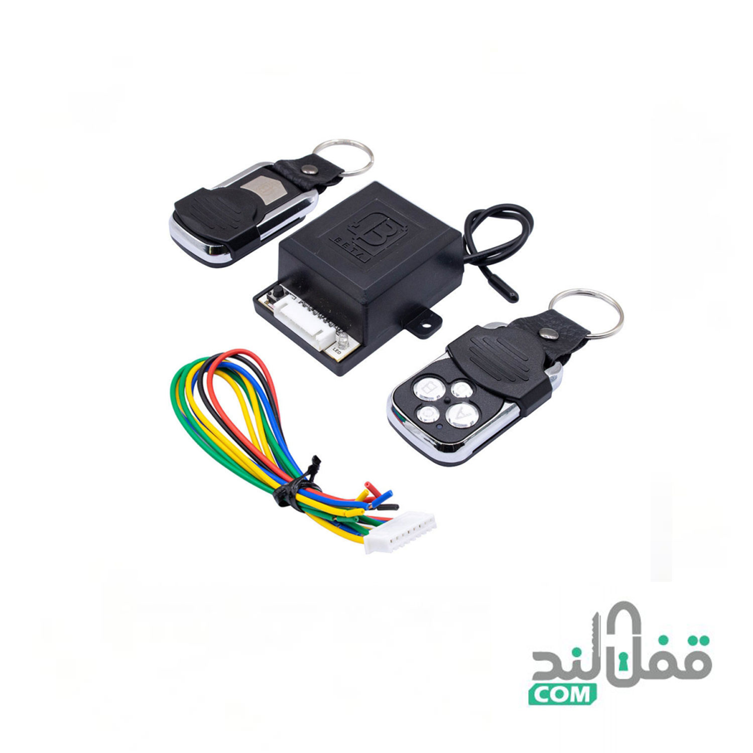 رسیور مینی دو رله صنعتی 433MHZ رادیویی با ریموت کد لرن مارک بتا