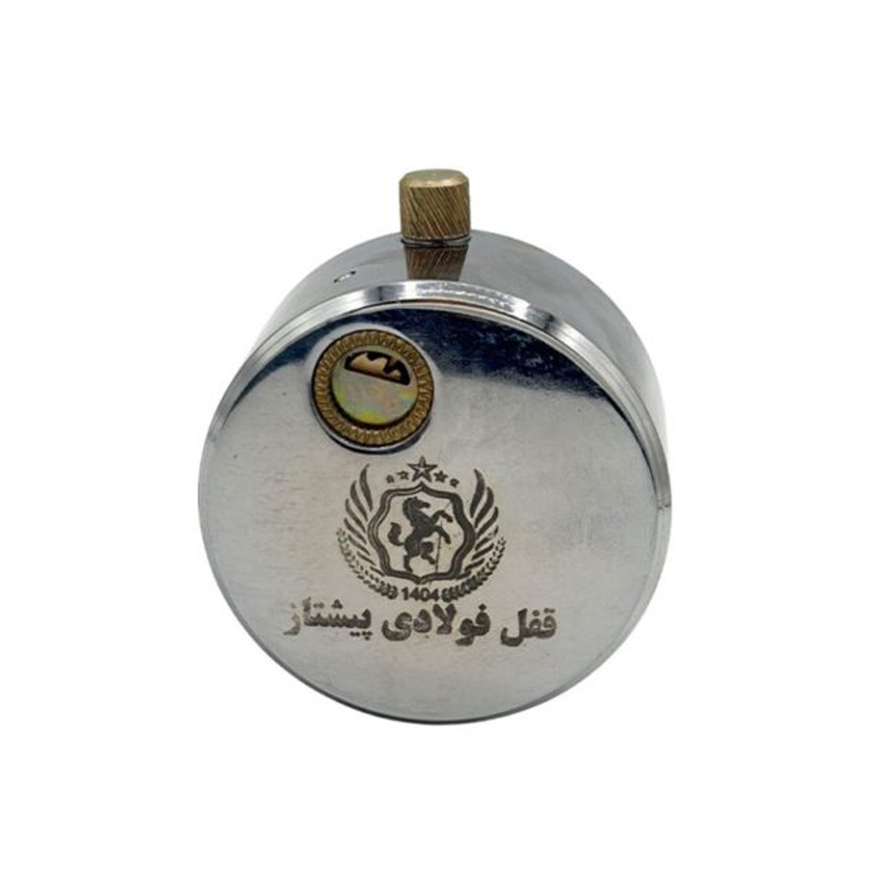 قفل گرد پشت بسته فولادی پیشتاز
